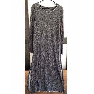 Free People High Slit Heather Gray Tunic